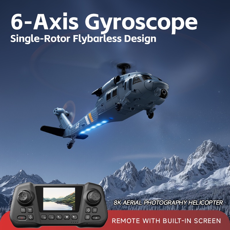Helikopter RC 8K Flybarless z  – Rc Helicopter Nitro recenzja i cena